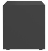 VidaXL Tv-meubel 37x35x37 cm bewerkt hout grijs