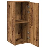 VidaXL Opbergkast 40x45x103,5 cm bewerkt hout oud houtkleurig