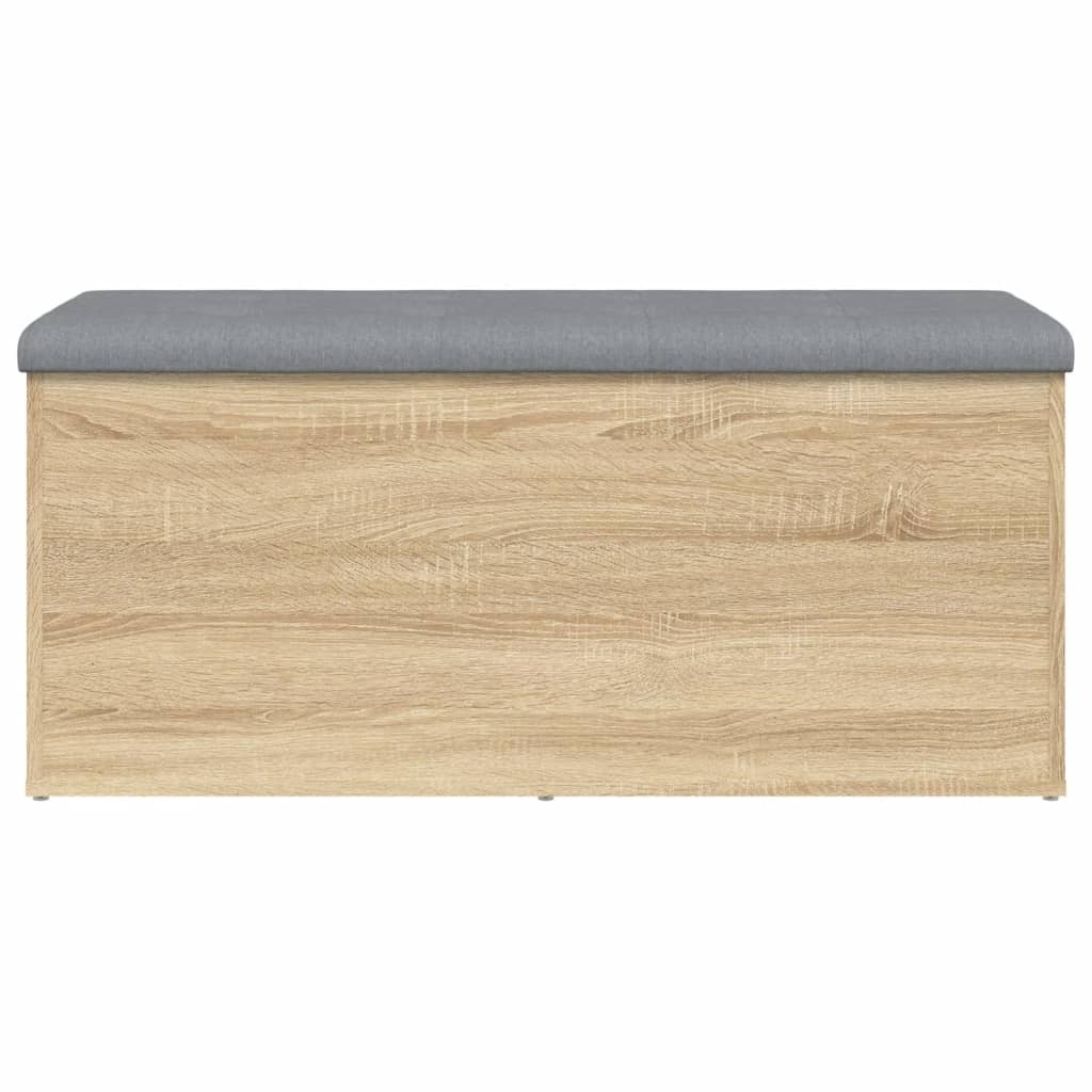 VidaXL Opbergbankje 102x42x45 cm bewerkt hout sonoma eikenkleurig