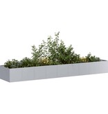 VidaXL Plantenbak 360x80x40 cm gegalvaniseerd staal