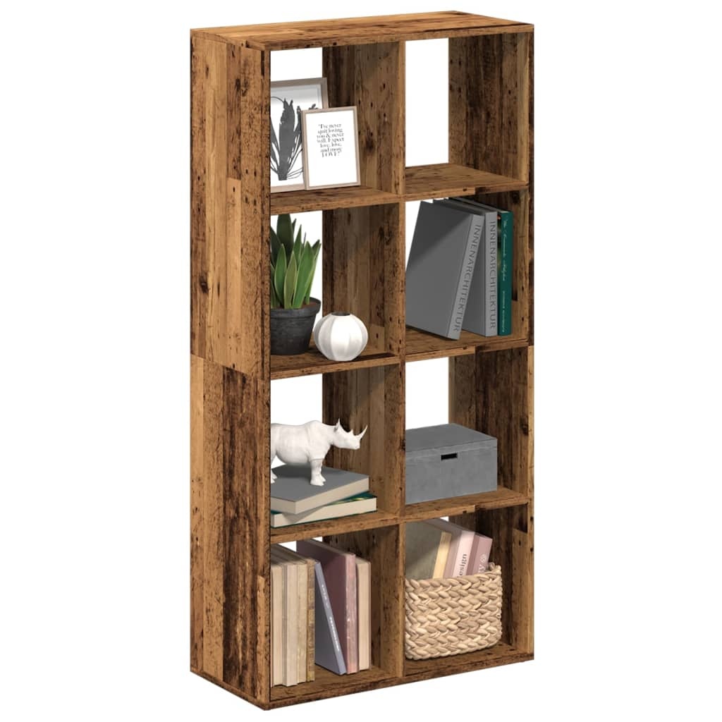 VidaXL Kamerscherm / boekenkast 69,5x29x137,5 cm hout oud houtkleur
