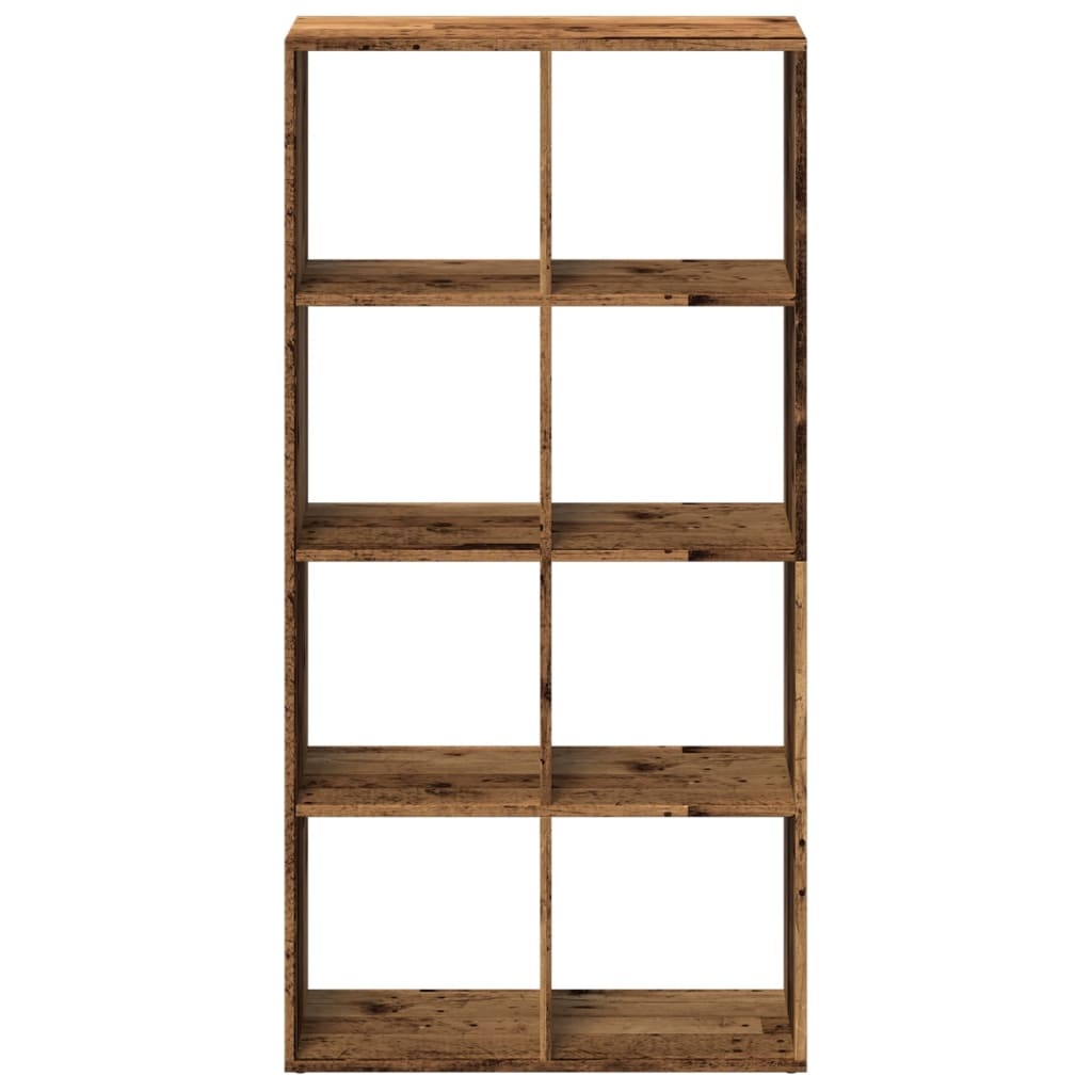 VidaXL Kamerscherm / boekenkast 69,5x29x137,5 cm hout oud houtkleur