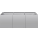 VidaXL Plantenbak 120x80x40 cm gegalvaniseerd staal