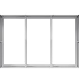 VidaXL Plantenbak 120x80x40 cm gegalvaniseerd staal