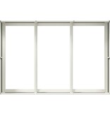 VidaXL Plantenbak 120x80x40 cm staal wit