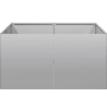 VidaXL Plantenbak 80x80x40 cm gegalvaniseerd staal