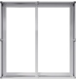 VidaXL Plantenbak 80x80x40 cm gegalvaniseerd staal