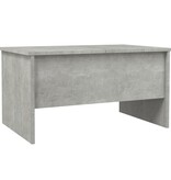 VidaXL Salontafel 80x50x42,5 cm bewerkt hout betongrijs