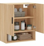 VidaXL Wandkast 60x31x70 cm bewerkt hout sonoma eikenkleurig
