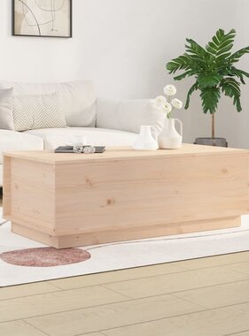 VidaXL Salontafel 100x50x35 cm massief grenenhout