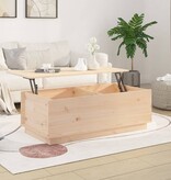 VidaXL Salontafel 100x50x35 cm massief grenenhout