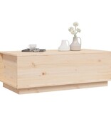 VidaXL Salontafel 100x50x35 cm massief grenenhout