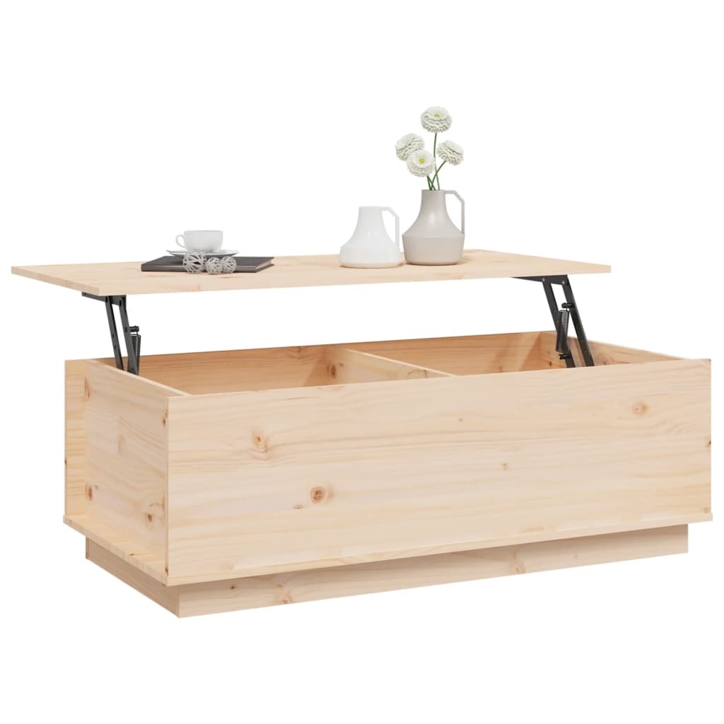 VidaXL Salontafel 100x50x35 cm massief grenenhout