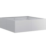 VidaXL Plantenbak 100x100x30 cm gegalvaniseerd staal