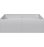 VidaXL Plantenbak 100x100x30 cm gegalvaniseerd staal