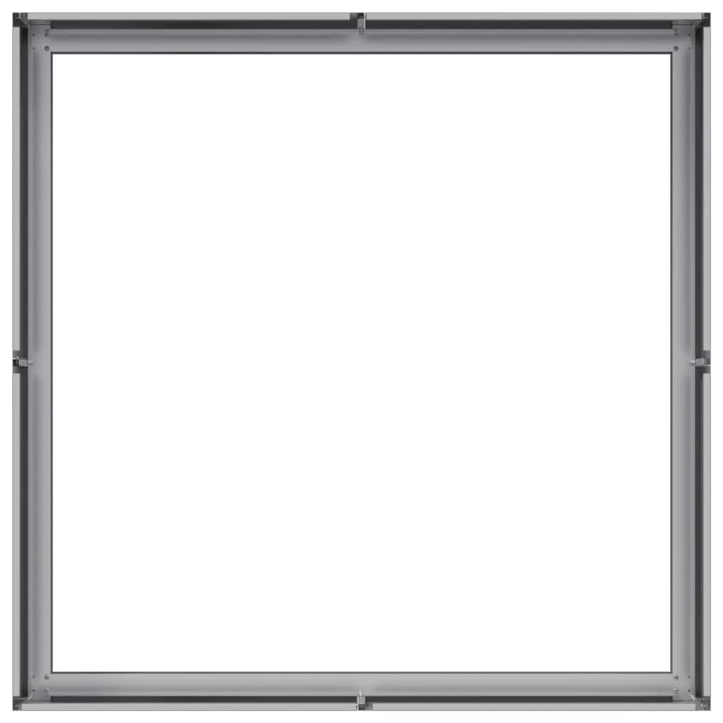 VidaXL Plantenbak 100x100x30 cm gegalvaniseerd staal