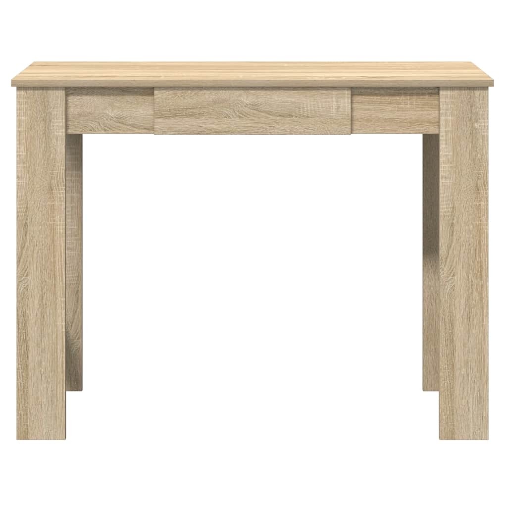 VidaXL Bureau 100x45x75 cm bewerkt hout sonoma eikenkleurig