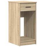 VidaXL Computertorenstandaard met lade 35x45x77 cm sonoma eikenkleurig