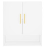 VidaXL Wandkast 60x31x70 cm bewerkt hout wit
