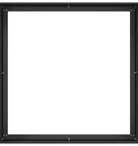 VidaXL Plantenbak 100x100x40 cm staal zwart