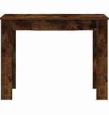 VidaXL Bureau 100x45x75 cm bewerkt hout gerookt eikenkleurig