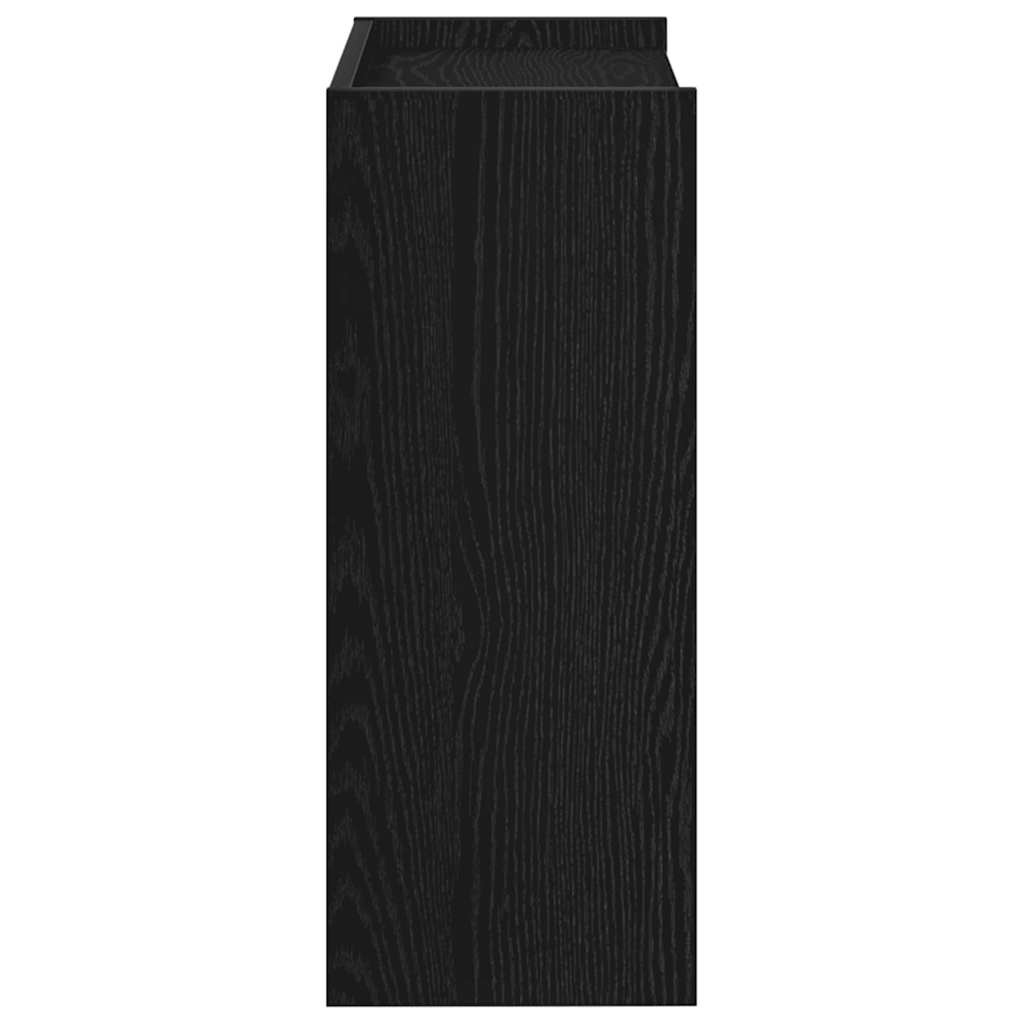 VidaXL Schoenenrek 60x25x62 cm bewerkt hout zwart
