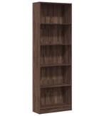 VidaXL Boekenkast 60x24x176 cm bewerkt hout bruin eikenkleurig
