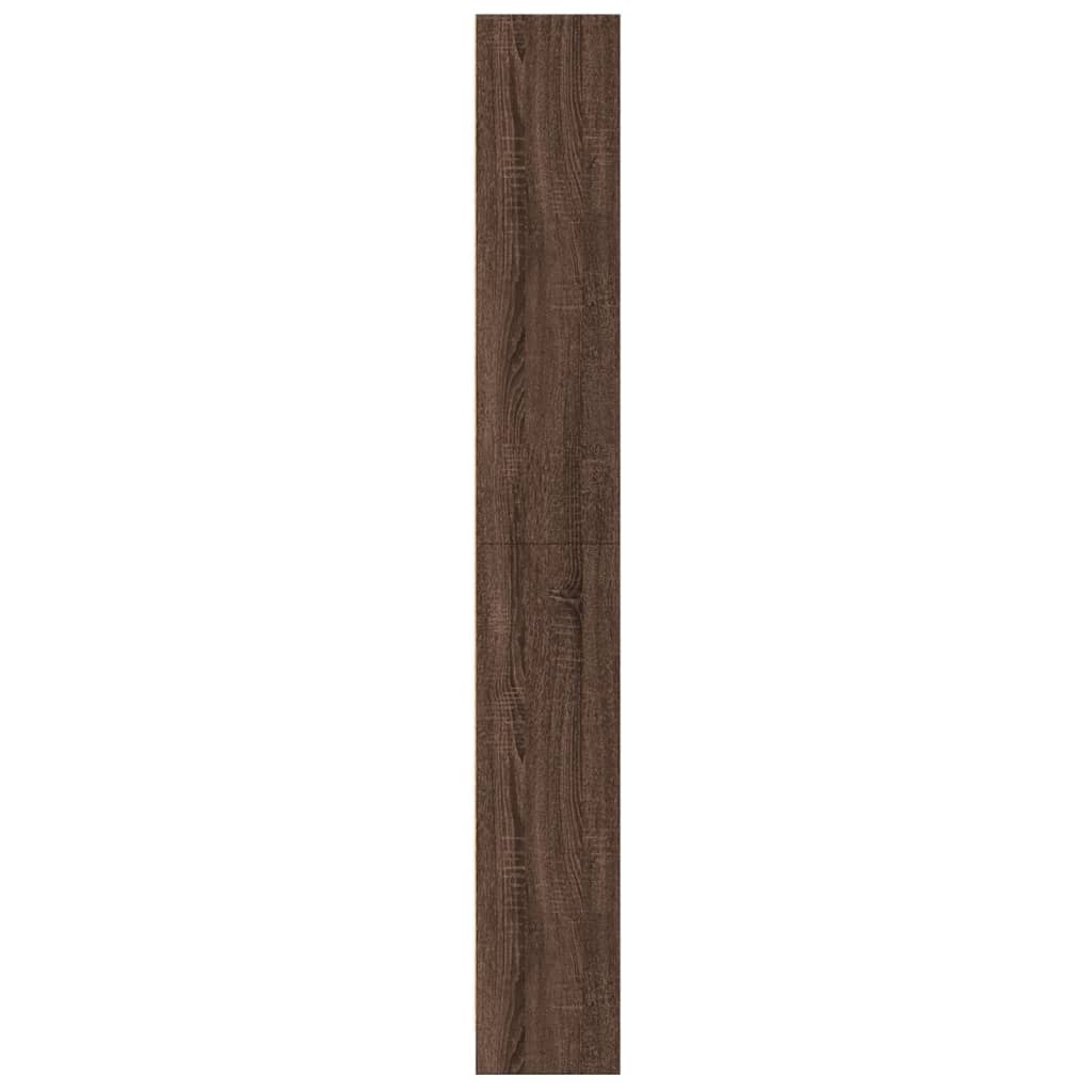 VidaXL Boekenkast 60x24x176 cm bewerkt hout bruin eikenkleurig