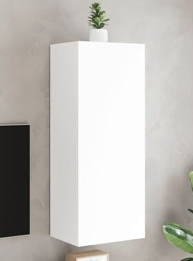 VidaXL Tv-wandmeubel 40,5x30x102 cm bewerkt hout wit