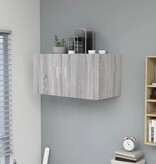 VidaXL Hangkast 80x39x40 cm bewerkt hout grijs sonoma eikenkleurig