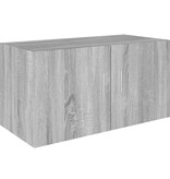 VidaXL Hangkast 80x39x40 cm bewerkt hout grijs sonoma eikenkleurig