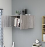 VidaXL Hangkast 80x39x40 cm bewerkt hout grijs sonoma eikenkleurig