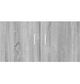 VidaXL Hangkast 80x39x40 cm bewerkt hout grijs sonoma eikenkleurig