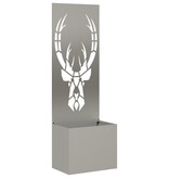 VidaXL Tuinplant met Decoratief Paneel Roestig 50 x 140 cm