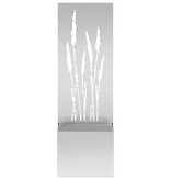 VidaXL Tuinplant met Decoratief Paneel Zilver 50 x 140 cm
