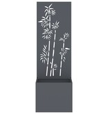VidaXL Tuinplant met Decoratief Paneel Antraciet 50 x 140 cm
