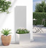VidaXL Tuinplant met Decoratief Paneel Zilver 50 x 140 cm