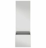 VidaXL Tuinplant met Decoratief Paneel Zilver 50 x 140 cm