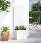 VidaXL Tuinplant met Decoratief Paneel Wit 50 x 140 cm