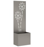 VidaXL Tuinplant met Decoratief Paneel Roestig 50 x 140 cm