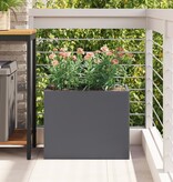 VidaXL Tuin Bloempot Antraciet 50 x 32 x 40 cm Koudgewalst staal