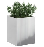 VidaXL Tuin Bloempot Zilver 50 x 32 x 40 cm Gegalvaniseerd staal