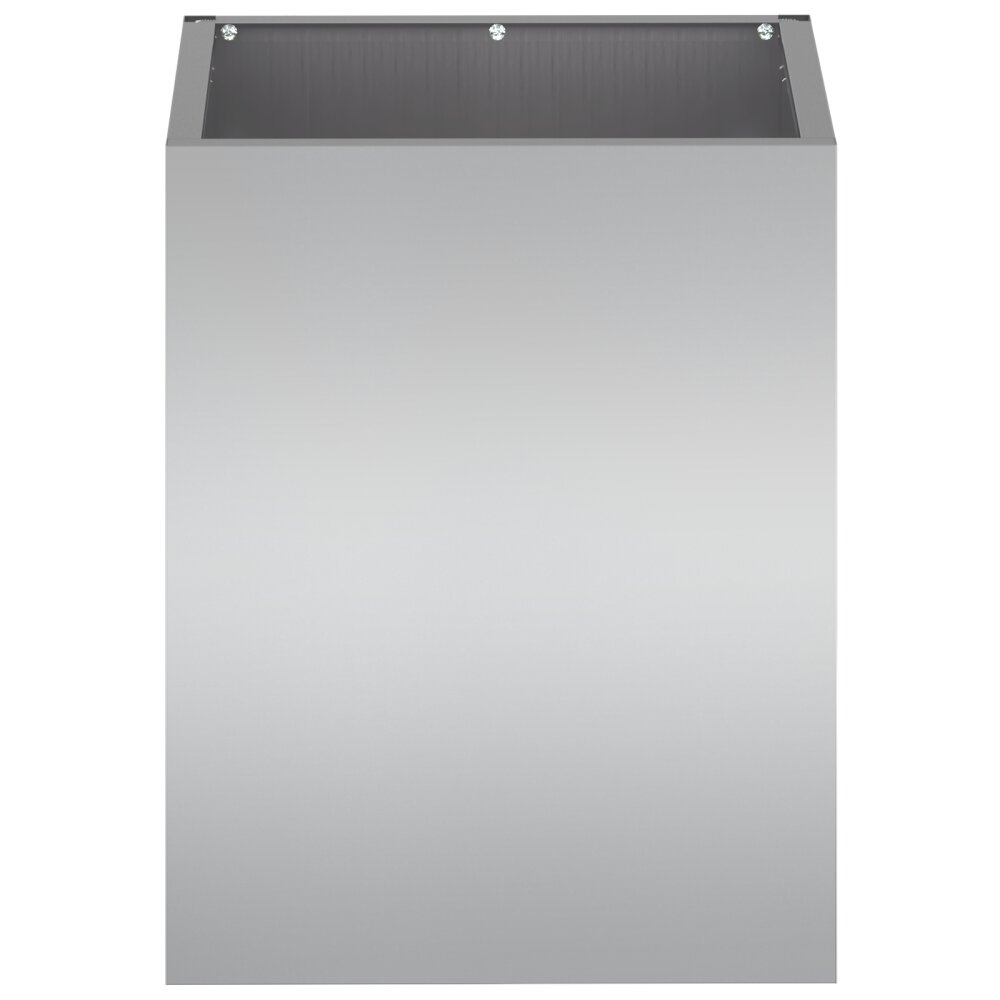 VidaXL Tuin Bloempot Zilver 50 x 32 x 40 cm Gegalvaniseerd staal