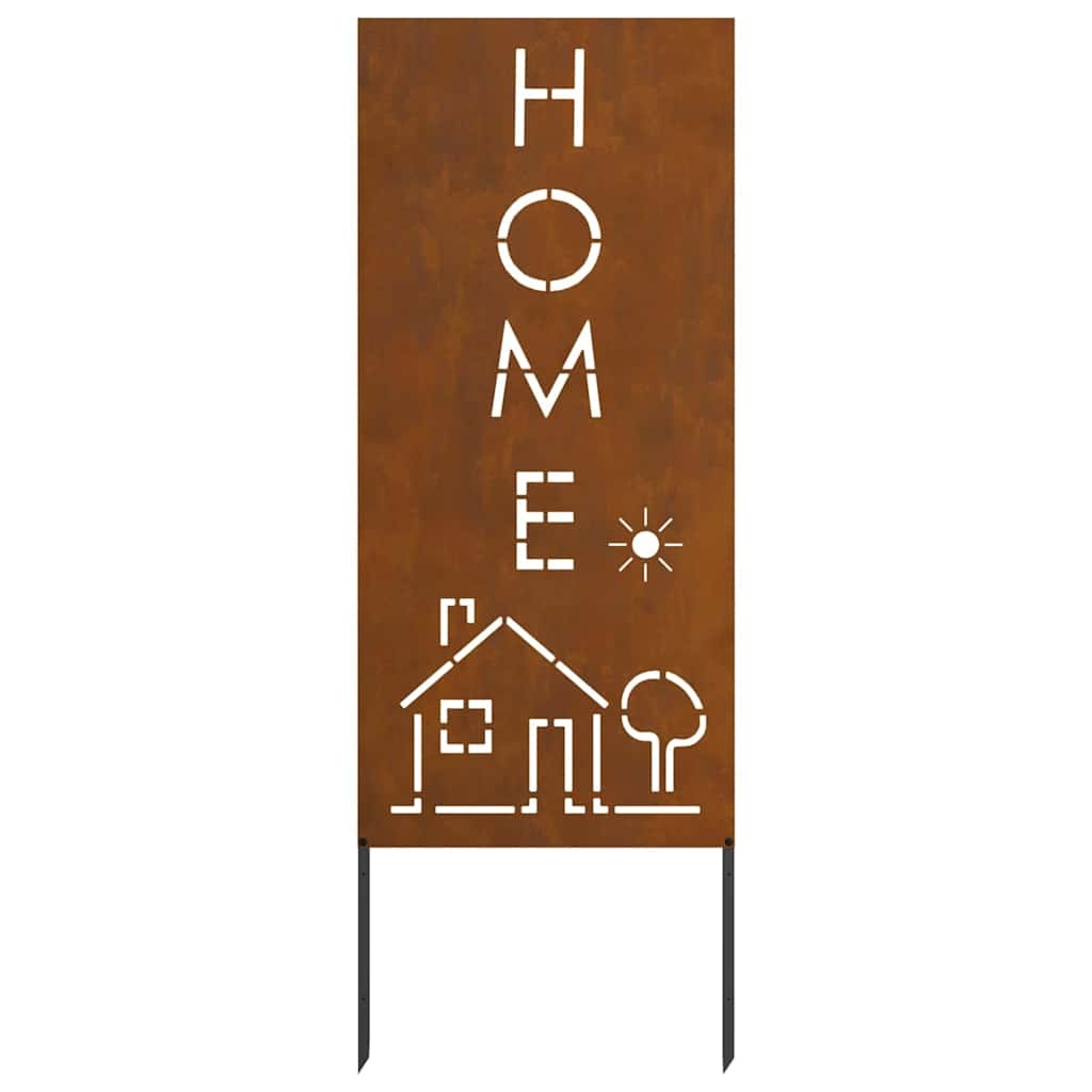 VidaXL Tuin decoratief paneel Roestig 50 x 140 cm Verweerd staal
