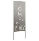 VidaXL Tuin decoratief paneel Roestig 50 x 140 cm Verweerd staal