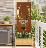 VidaXL Tuin decoratief paneel Roestig 50 x 140 cm Verweerd staal