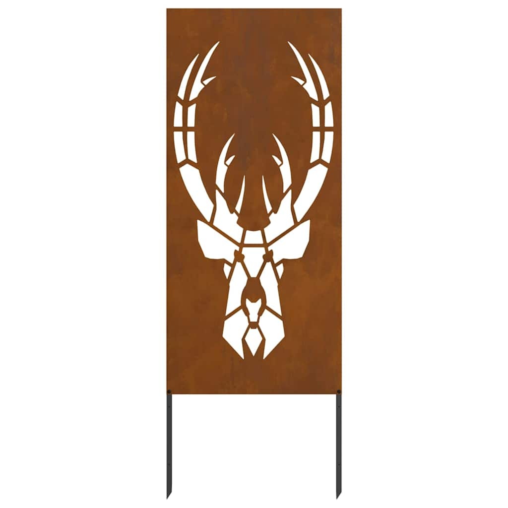 VidaXL Tuin decoratief paneel Roestig 50 x 140 cm Verweerd staal