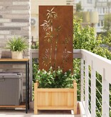 VidaXL Tuin decoratief paneel Roestig 50 x 140 cm Verweerd staal