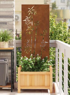 VidaXL Tuin decoratief paneel Roestig 50 x 140 cm Verweerd staal