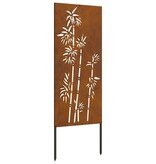 VidaXL Tuin decoratief paneel Roestig 50 x 140 cm Verweerd staal